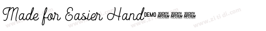 Made for Easier Hand字体转换